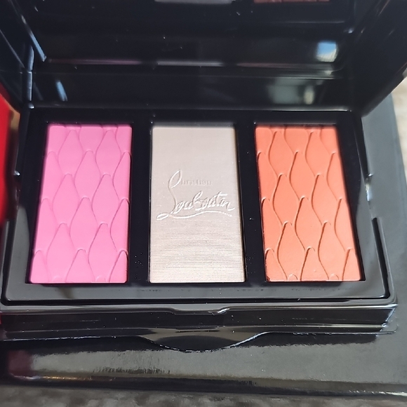 Christian Louboutin NWT Abracadabra La Palette Refillable Case W/ Blush Insert - Picture 6 of 6